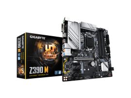 Gigabyte Z390 M Motherboard CPU i3 i5 i7 LGA1151 DDR4 Intel HDMI DVI GIGABIT LAN